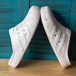 Adidas Men's Light Pink Slide Sandals  - 11